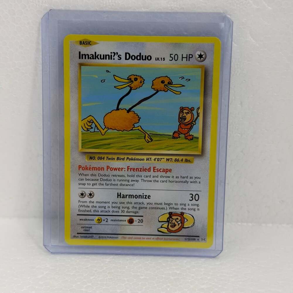 2016 Pokemon XY Evolutions Imakuni?'s Doduo 112/108 Secret Rare